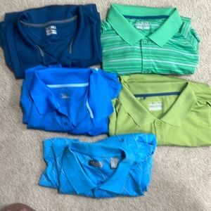 5 men’s Golf Shirt-xxl- under armour
